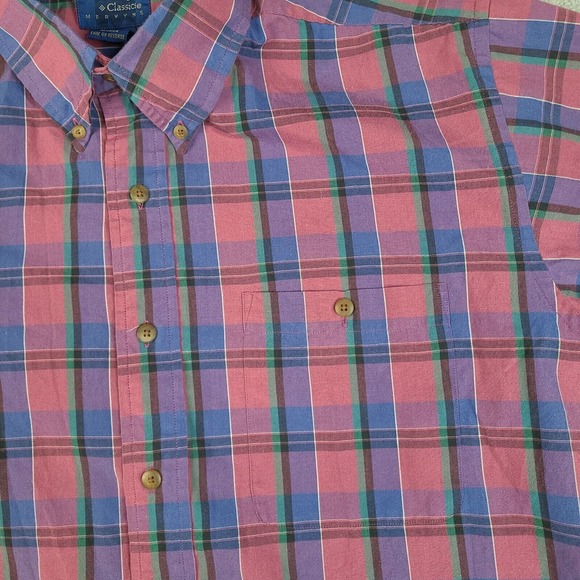 Vintage Cambridge Classics Mervyns Shirt‎ Mens Large Plaid Button Down - Picture 5 of 9
